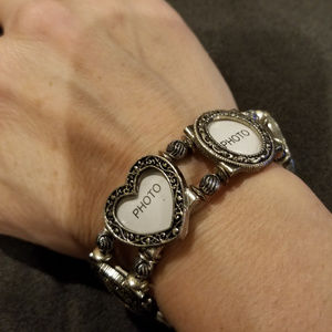 Silver Keepsake Photo Bracelet